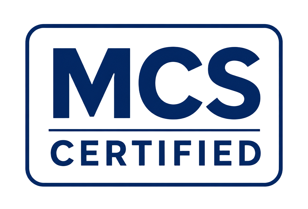 MCS certified installer